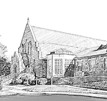 Pencil Drawing of St. Paul's Lutheran Church