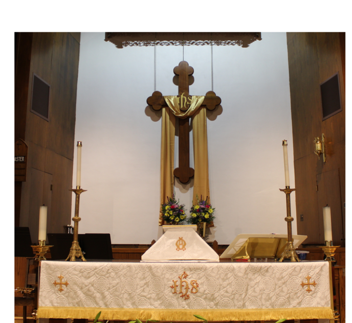 Altar at Easter