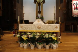 Chancel on Easter Sunday