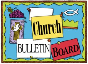 church bulletin board image