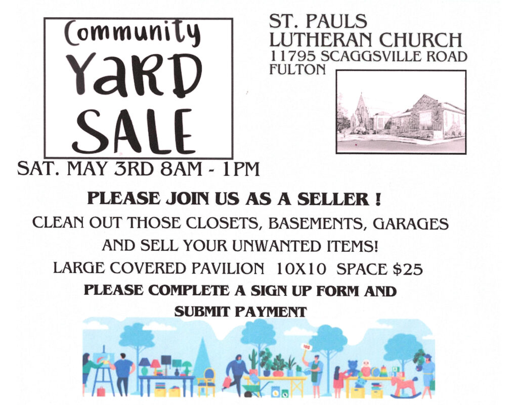 Yard Sale Flyer